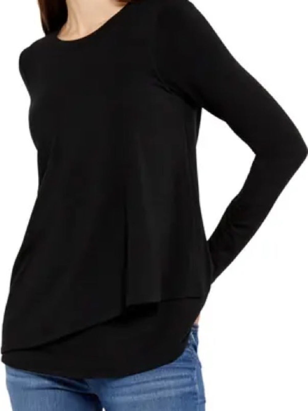 A Pea in the Pod Nursing Shirt Small EUC  Pregnancy Comfy